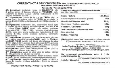 NEPALI CURRENT NOODLES PICCANTE GUSTO POLLO 100 gr