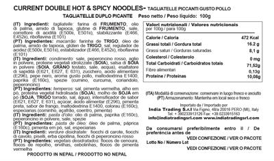 NEPALI CURRENT DUPLO PICCANTE NOODLES 100 gr