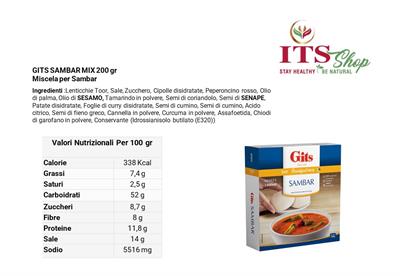 GITS - SAMBHAR MIX 200 gr