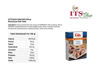 GITS - DAHI VADA MIX 200 gr