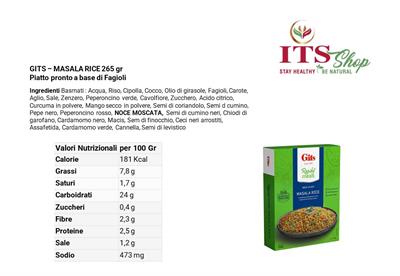 GITS - RISO MASALA VEGETARIANO 300 gr