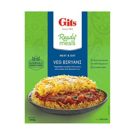 GITS - BIRYANI VEGETARIANO DI VERDURE 265 gr