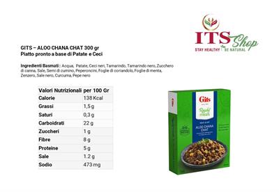 GITS - VEGETARIAN ALOO CHANA CHAT 300 gr