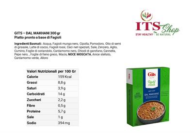 GITS - VEGETARIAN DAL MAKHANI 300 gr