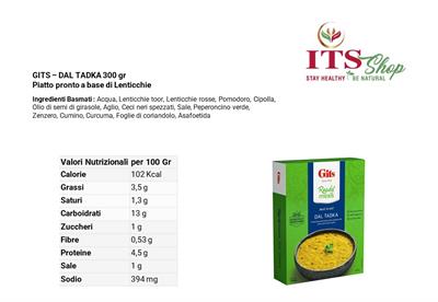 GITS - DAL TADKA VEGETARIANO 300 gr