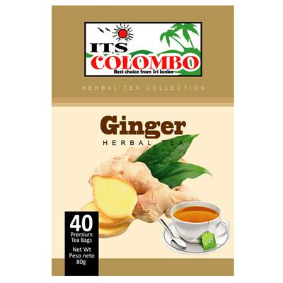 ITS COLOMBO GINGER TEA 80 gr . 40 bags