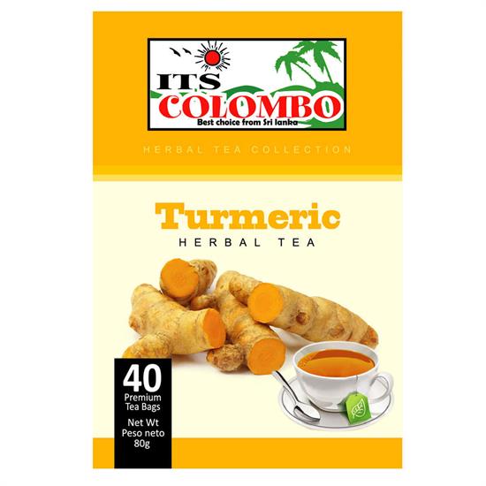ITS COLOMBO TURMERIC TEA 80 gr . 40 bags