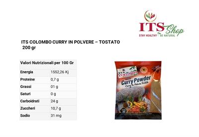 ITS COLOMBO ROASTED CURRY POWDER 200 gr