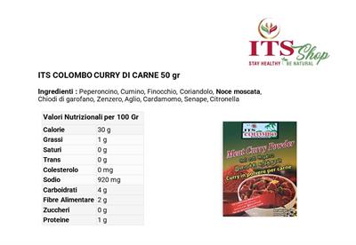 ITS COLOMBO CURRY DI CARNE 50 gr