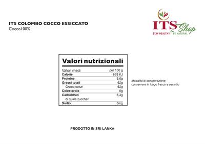 ITS COLOMBO COCCO ESSICCATO 250 gr