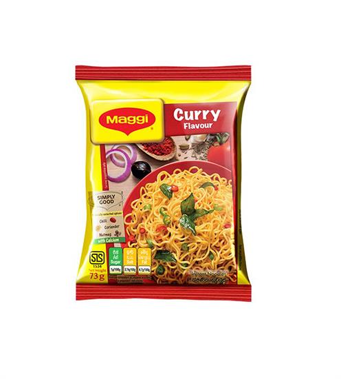 MAGGI INSTANT CURRY FLAVOURED NOODLES 73 gr