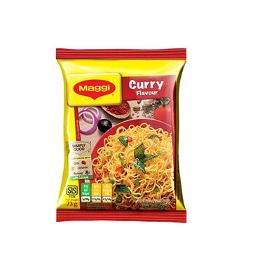 MAGGI INSTANT CURRY FLAVOURED NOODLES 73 gr