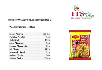 MAGGI ISTANTANEI NOODLES GUSTO CURRY 73 gr