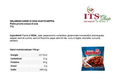 DELMEGE SOYA MEAT CUTTLEFISH FLAVOUR 90 gr
