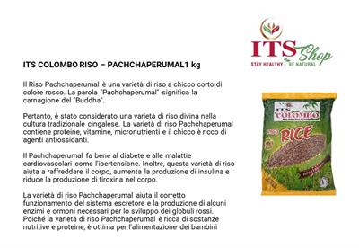 ITS COLOMBO RICE - PACHCHAPERUMAL 1 Kg