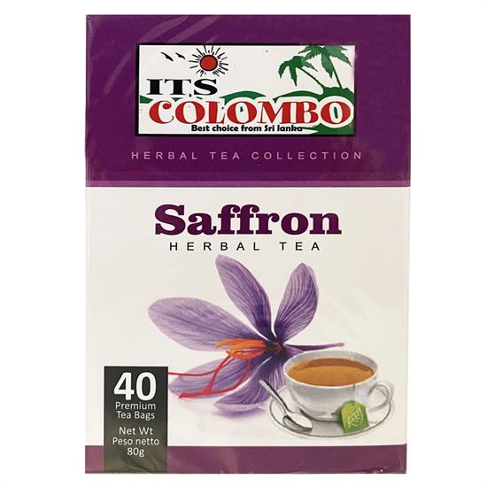 ITS COLOMBO SAFFRON TEA 80 gr . 40 bags