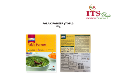 ASHOKA PALAK PANEER 280 gr