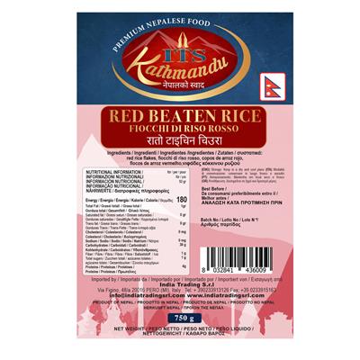 NEPALI RED RICE FLAKES 750 gr