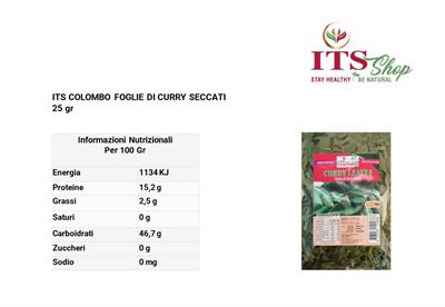 ITS COLOMBO DRY CURRY LEAVES 25 gr